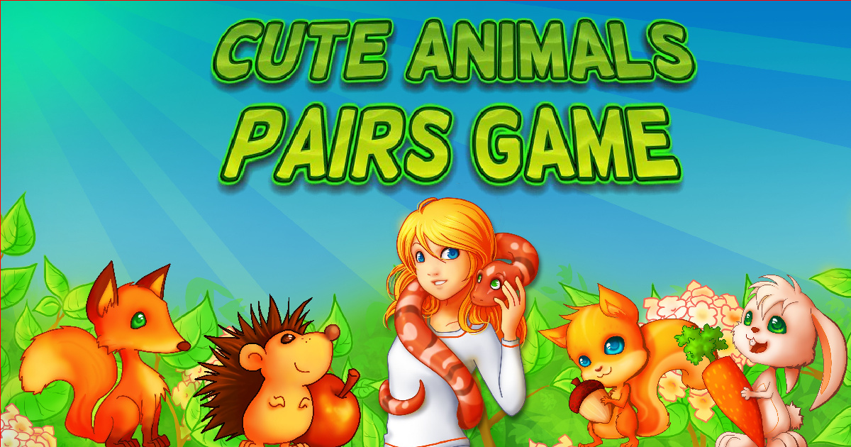 Image Cute Animals Pairs Game