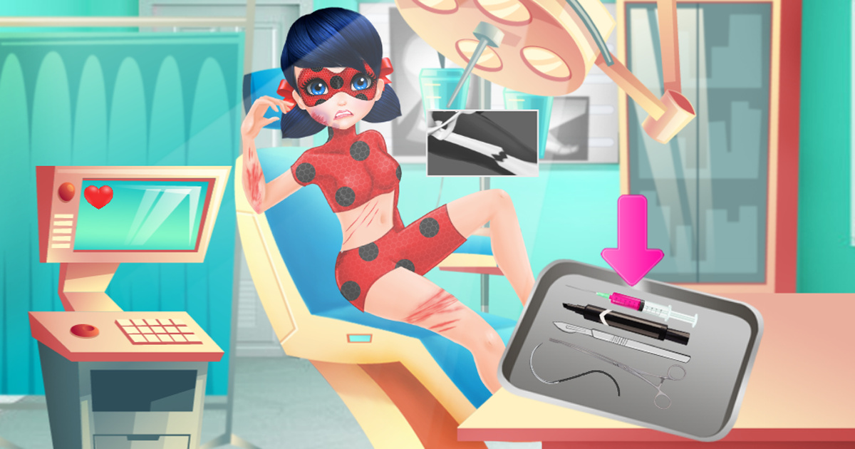 Image Dotted-Girl Ambulance For Superhero